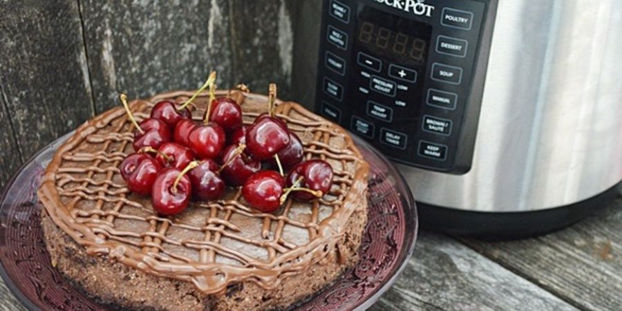Reteta cheesecake de ciocolata la Multicooker Crock-Pot Express cu gatire sub presiune by Carte de Retete