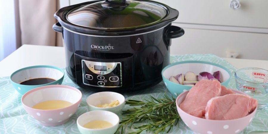 Rețetă cotlet de porc la Slow Cooker Crock-pot 4.7L Digital by Teos Kitchen