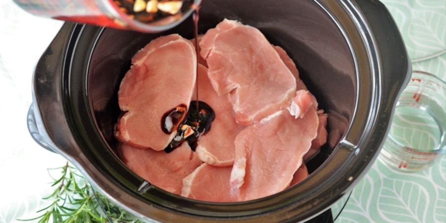 Rețetă cotlet de porc la Slow Cooker Crock-pot 4.7L Digital by Teos Kitchen