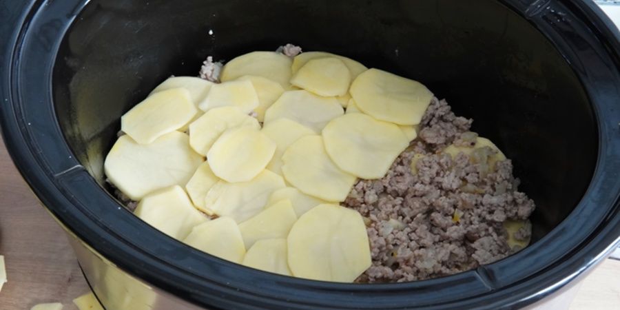 Rețetă musaca de cartofi la Slow Cooker Crock-Pot 7.5L Digital by Carte de Rețete