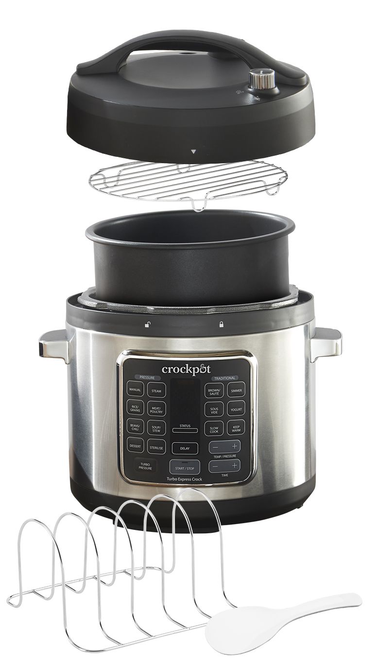 Multicooker Turbo Express cu gătire sub presiune Crock-Pot