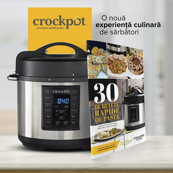 30 rețete rapide de Paște pregătite la Express Multicooker Crock-Pot!