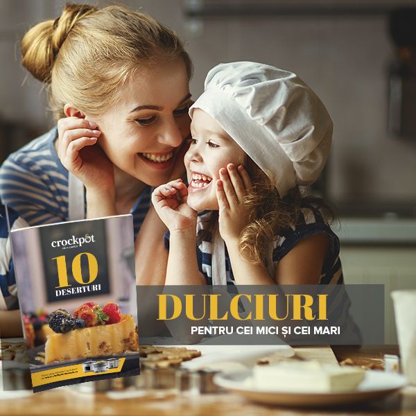 10 rețete cu deserturi pregătite la Slow Cookerele Crock-Pot