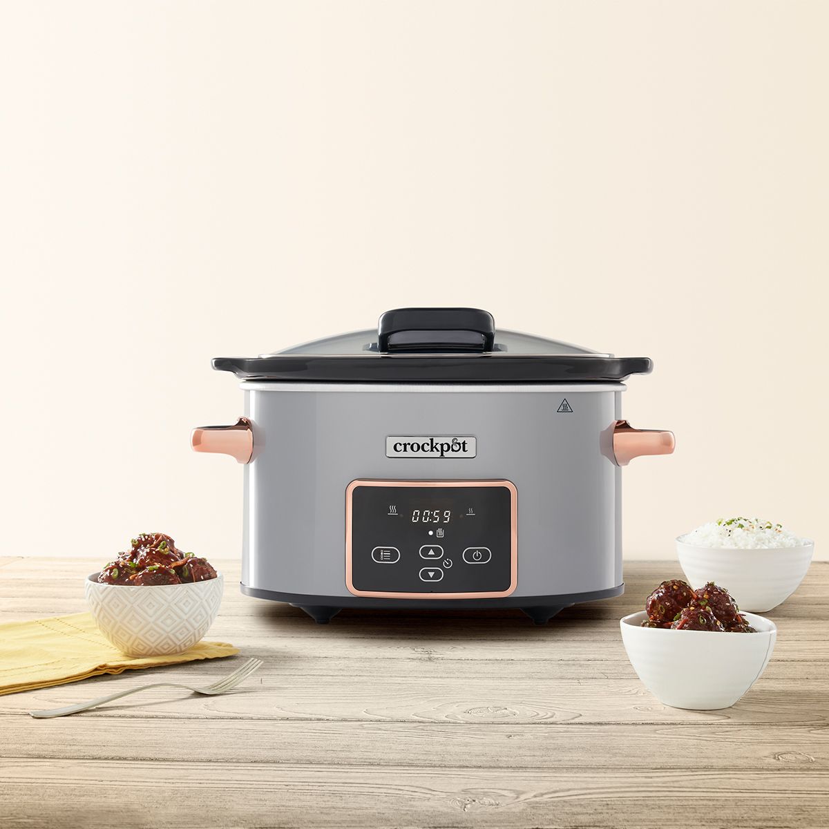 Slow Cooker 3.5L Digital Hinged Lid