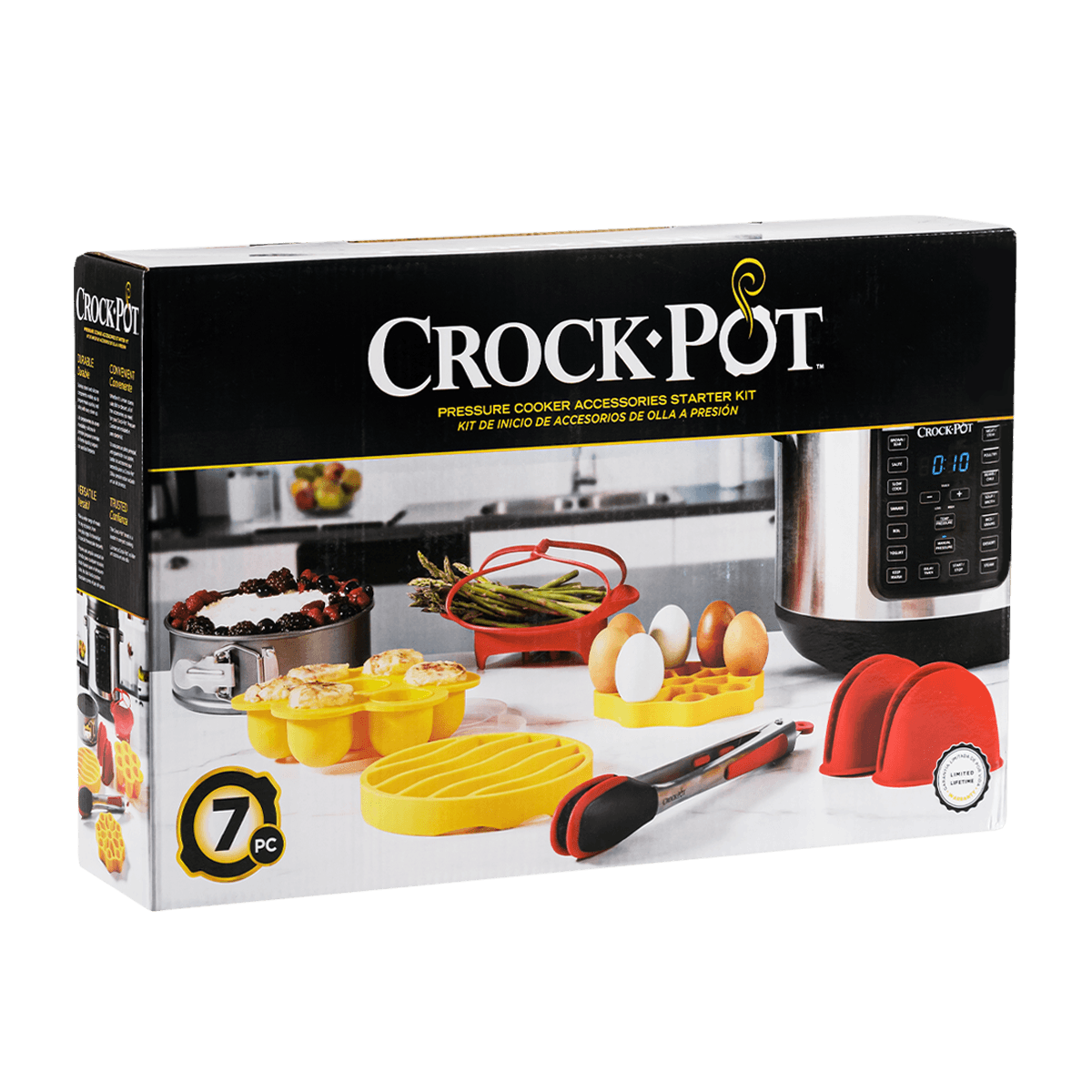 Set ustensile pentru Crock-Pot Express, din silicon, 7 piese Crock-Pot