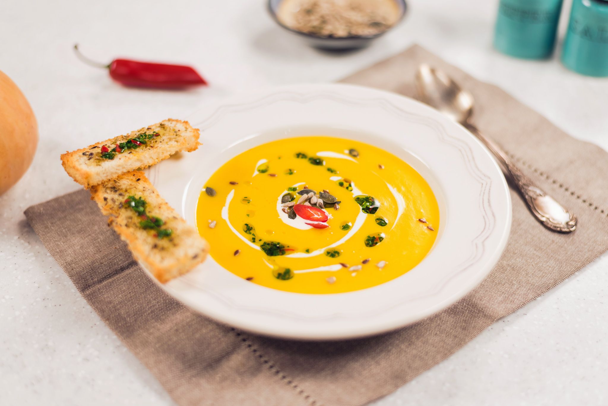 Reteta - Supa crema de dovleac by chef Sylvia Boutiere