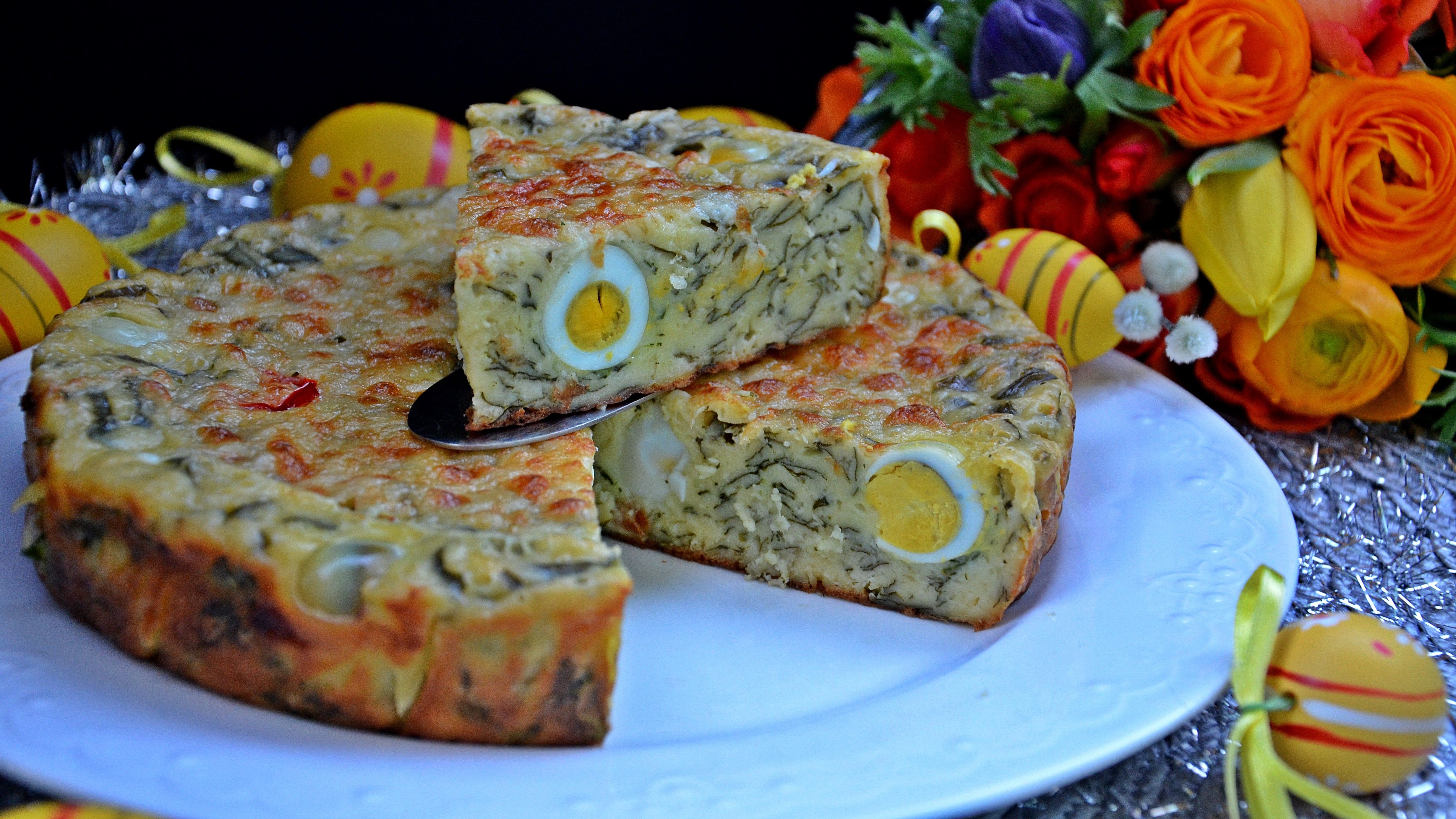 Reteta Tarta aperitiv cu spanac si oua de prepelita by Bucate, vorbe si arome