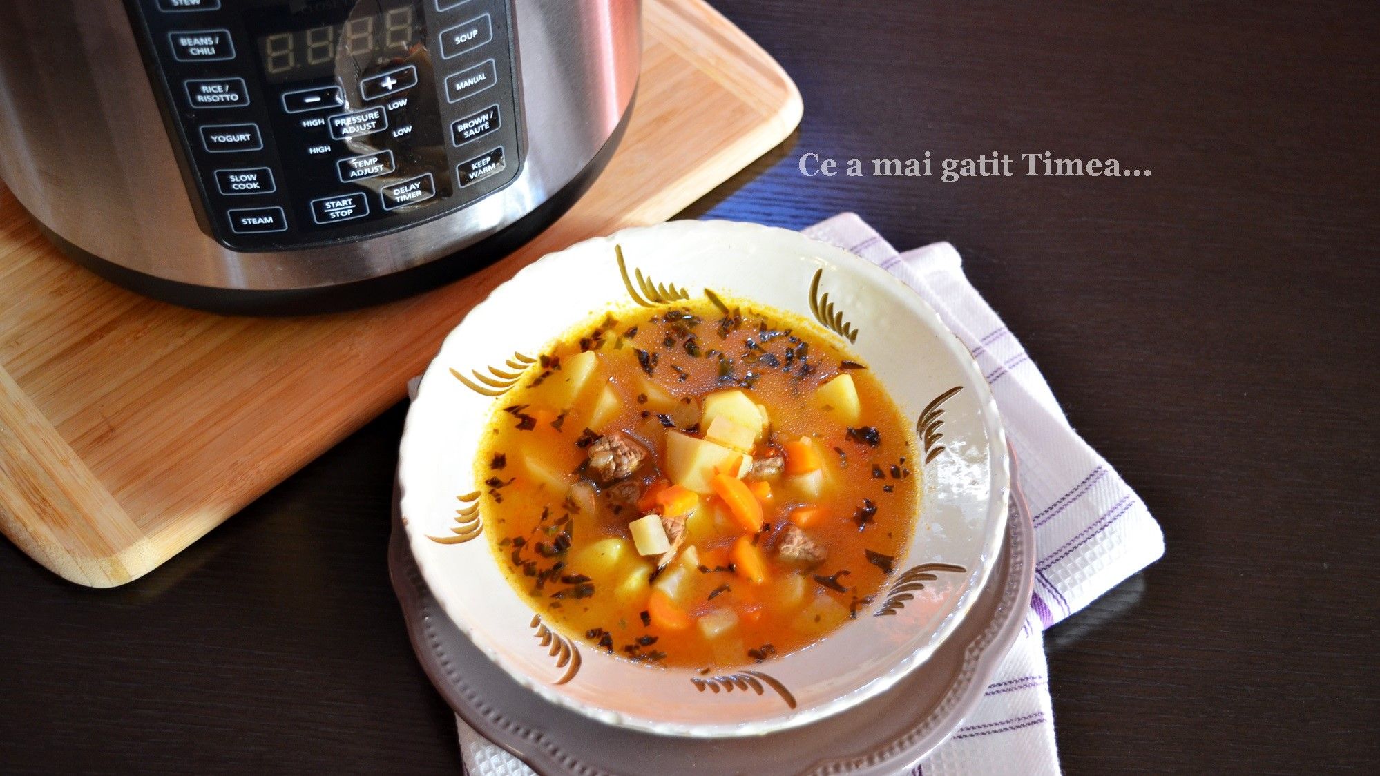 Reteta Ciorba de vita cu legume by Retete Timea