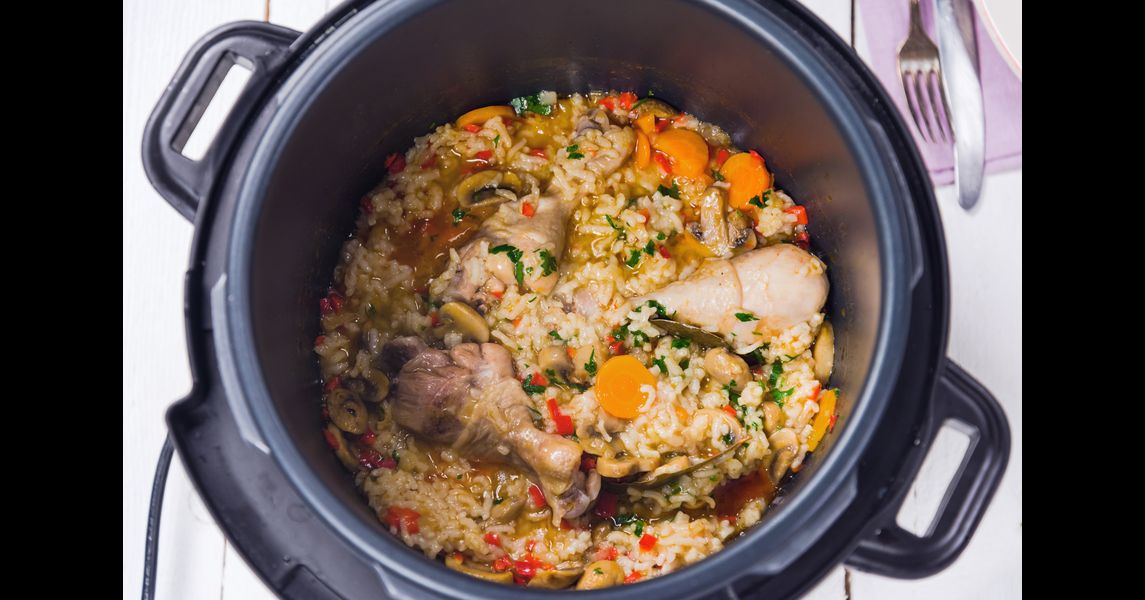 Reteta Pilaf cu pui si ciuperci din categoria Gătite