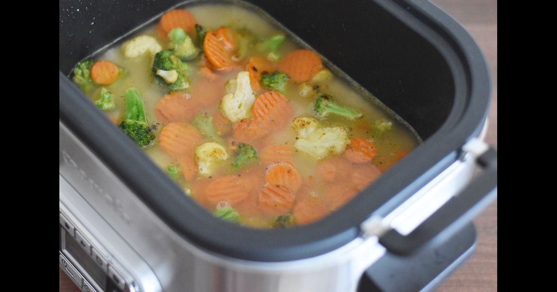 Rețetă orez cu legume în doar 15 minute la Multicooker 5in1 Digital