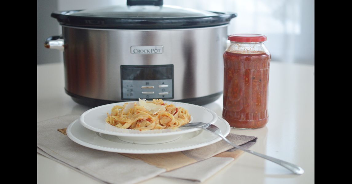 Rețetă sos napolitan la Slow Cooker 7.5L Digital CrockPot by Rețete