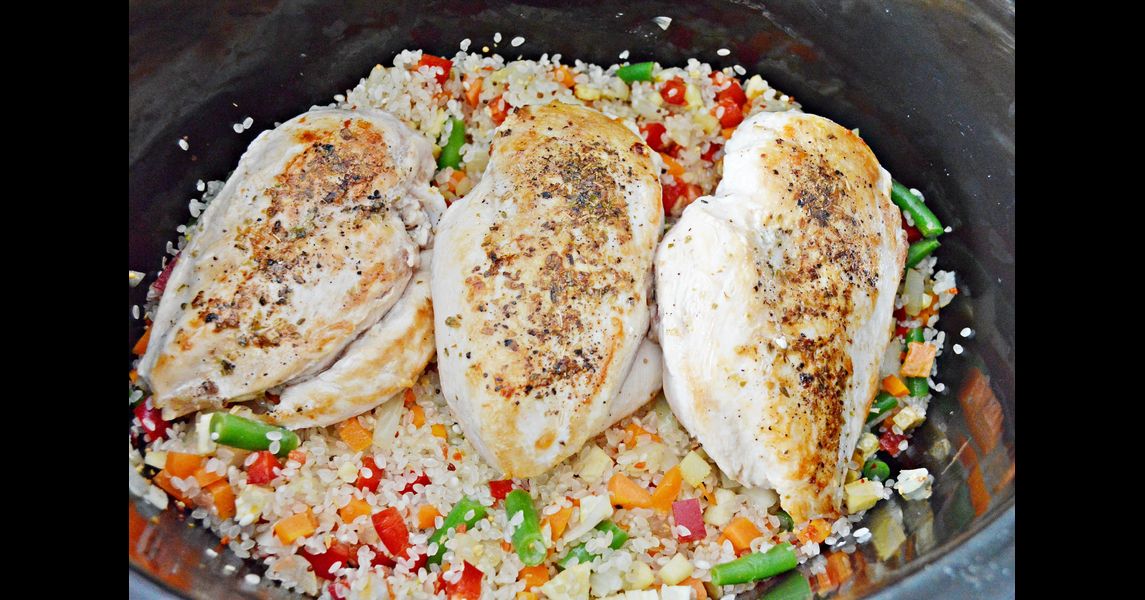 Rețetă pilaf cu pui la Slow Cooker 7.5L Digital CrockPot by Carte de rețete din categoria Carne