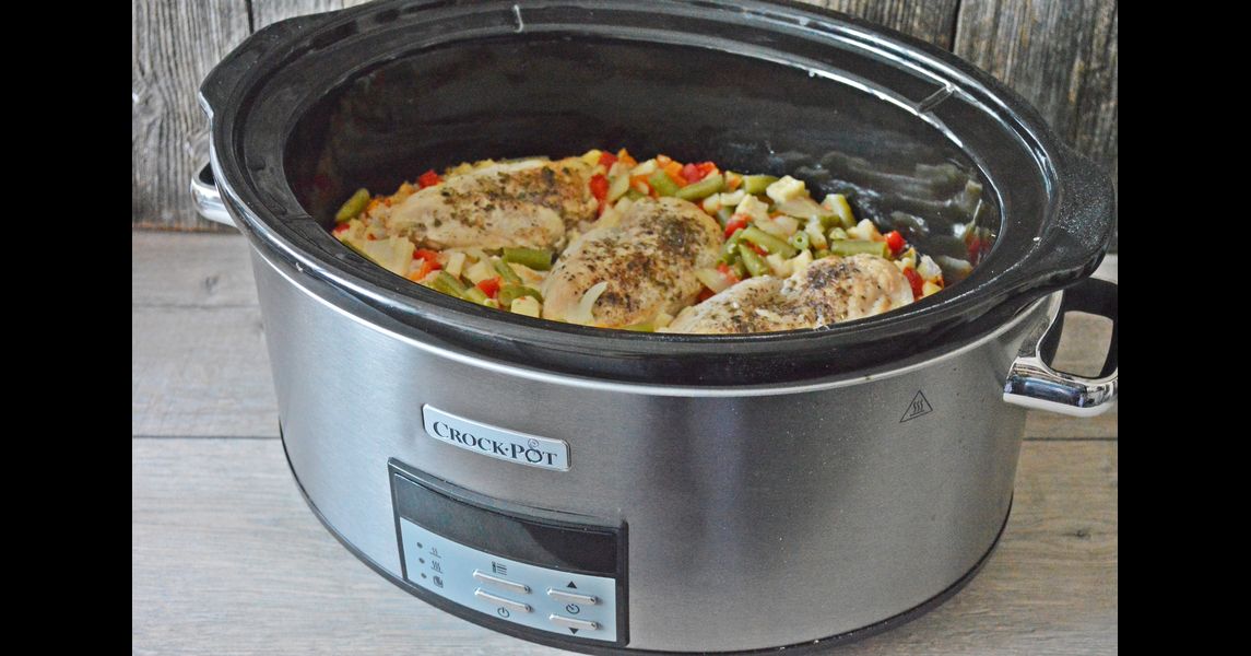Rețetă pilaf cu pui la Slow Cooker 7.5L Digital CrockPot by Carte de