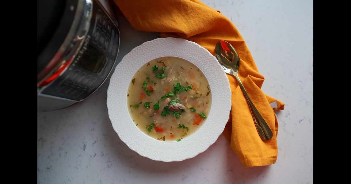Rețetă ciorbă de găină la multicookerul Crockpot Turbo Express by