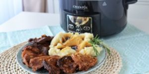 Cotlet de porc la Slow Cooker Crock-Pot 4.7L Digital by Teo's Kitchen