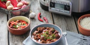 Rețetă papricaș de vițel cu ciuperci la Multicooker 5in1 Digital 5.6L Crockpot by Laura's Sweets