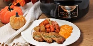 Rețetă cotlet de porc la Slow Cooker 4.7L Digital Crockpot by Teo's Kitchen