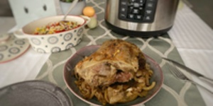 Pulpă de miel dezosată, gătită lent la Express Multicooker Crockpot by Flavia Hirișcău