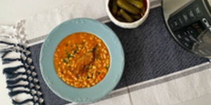 Iahnie de fasole cu costițe afumate la Express Multicooker Crockpot by Flavia Hirișcău