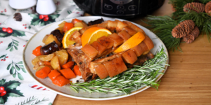 Rețetă friptură de porc gătită lent în bere la Slow Cooker 4.7L Digital Crock-pot by Teo's Kitchen