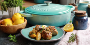 Rețetă pui lemonato cu cartofi în vas de fontă Crock-Pot by Bucătar Maniac
