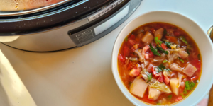 Rețetă borș cu sfecla rosie la slow cooker 5,6L TimeSelect by Alexandra Tudor