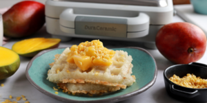 Rețetă gofre mango sticky rice by Bucătar Maniac