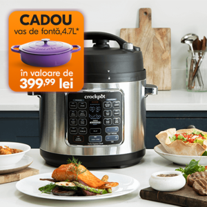 multicooker crockpot turbo express pe masa