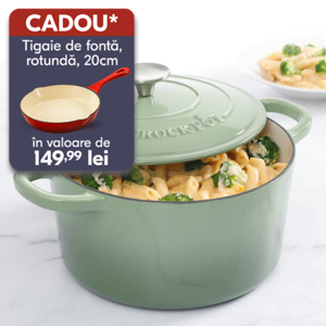 vas de fonta inalt verde fistic cu mancare