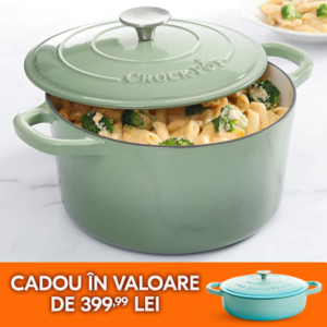 vas de fonta inalt verde fistic cu mancare