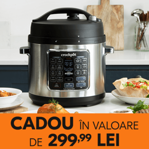 multicooker crockpot turbo express pe masa