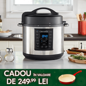 multicooker crockpot express pe masa