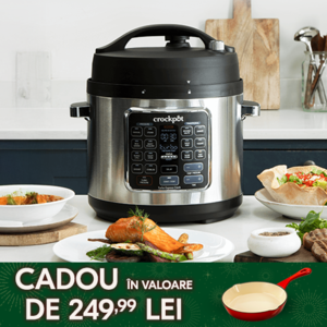 multicooker crockpot turbo express pe masa