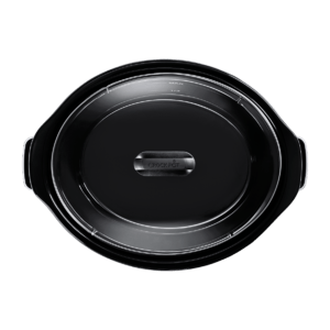 capac negru oval pentru slowcooker crockpot