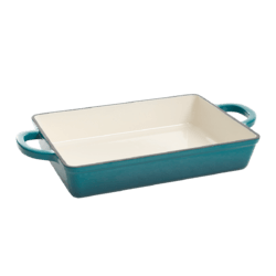 Vas lasagna, fontă emailată, 33cm, turcoaz Crock-Pot