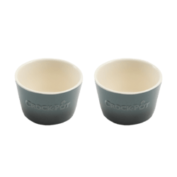Set forme de copt Ramekin, ceramică, 2 buc, gri Crock-Pot