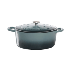Vas cuptor, capac, fontă emailată, 6.6L, oval, gri Crock-Pot