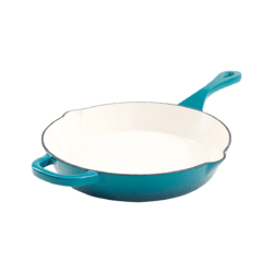 Tigaie, fontă emailată, rotundă, 25cm, turcoaz Crock-Pot