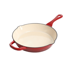 Tigaie, fontă emailată, rotundă, 25cm, roșu Crock-Pot