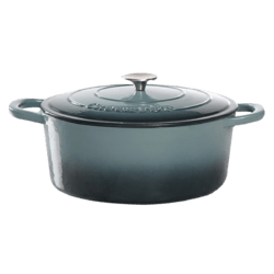 Vas cuptor, capac, fontă emailată, 6.6L, oval, gri Crock-Pot