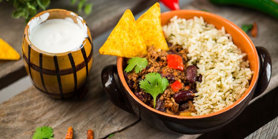 Reteta chilli con carne