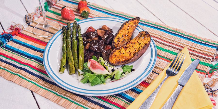 Rețetă porc slow cooked, cu căpșuni pentru Valentine’s day