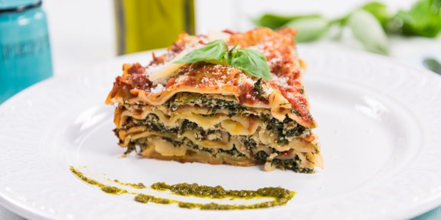 Reteta- Lasagna cu spanac si ricotta