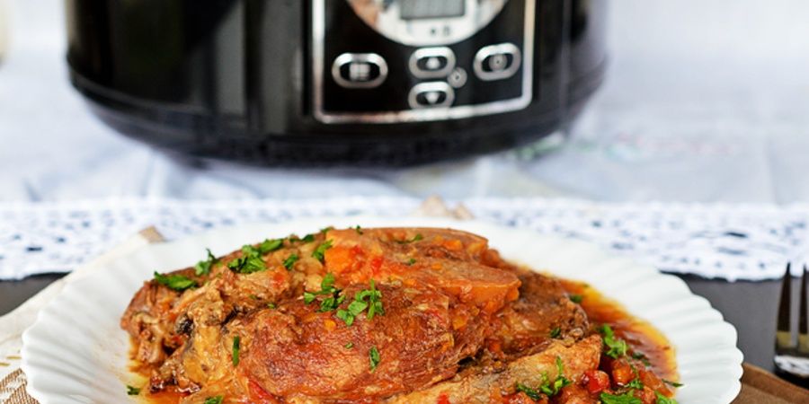 Rețetă osso Buco la Slow Cooker Crock-pot 4.7L Digital by dulciurifeldefel.ro