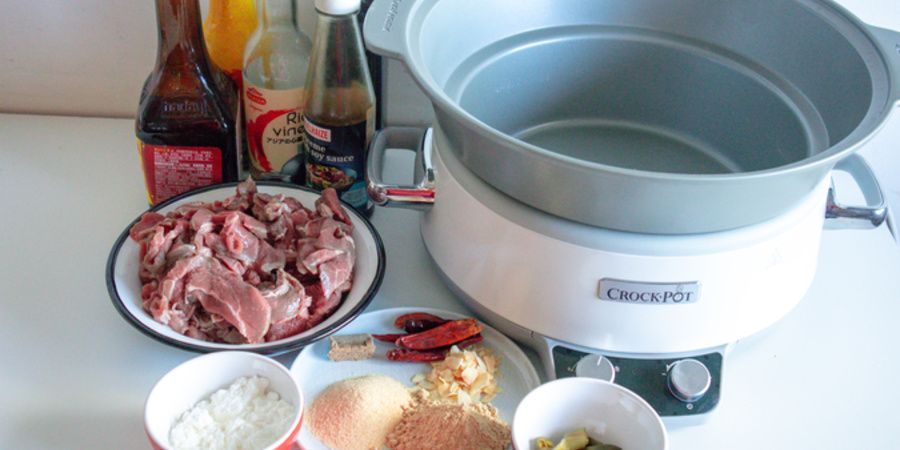 Reteta vita asiatica gatita lent la Slow Cooker Crock Pot 6.0L DuraCeramic by laprajiturela.ro