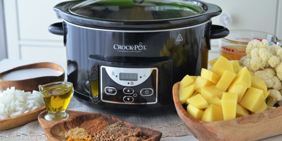 Reteta supa crema de conopida la Slow Cooker Crock Pot 4.7L Digital by Teos Kitchen