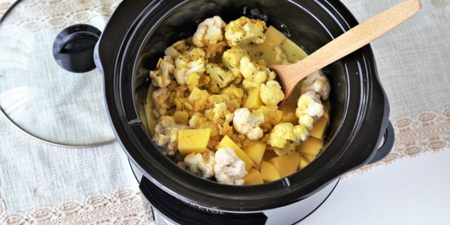 Reteta supa crema de conopida la Slow Cooker Crock Pot 4.7L Digital by Teos Kitchen