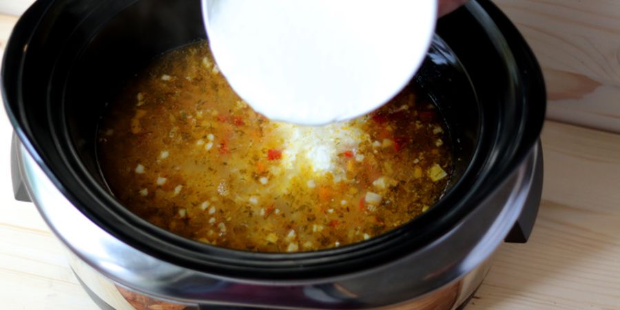 Reteta ciorba de cartofi la Slow Cooker Crock Pot 5.7L Digital by Bucatar Maniac