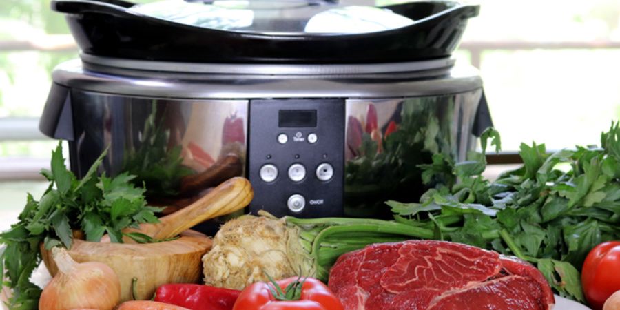 Reteta ciorba de vita la Slow Cooker Crock Pot 5.7L Digital by Bucatar Maniac