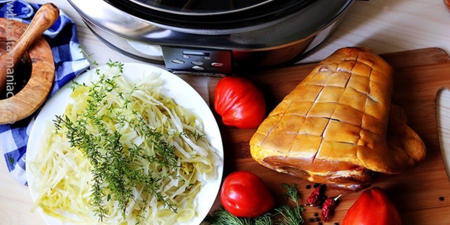 Reteta ciolan pe varză la Slow Cooker Crock-Pot 5.7L Digital by Bucătar Maniac
